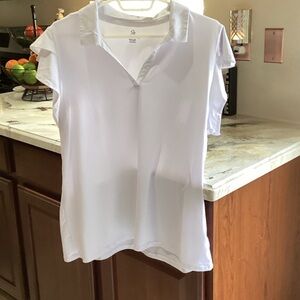 Emerald White Women's Golf Blouse size XL